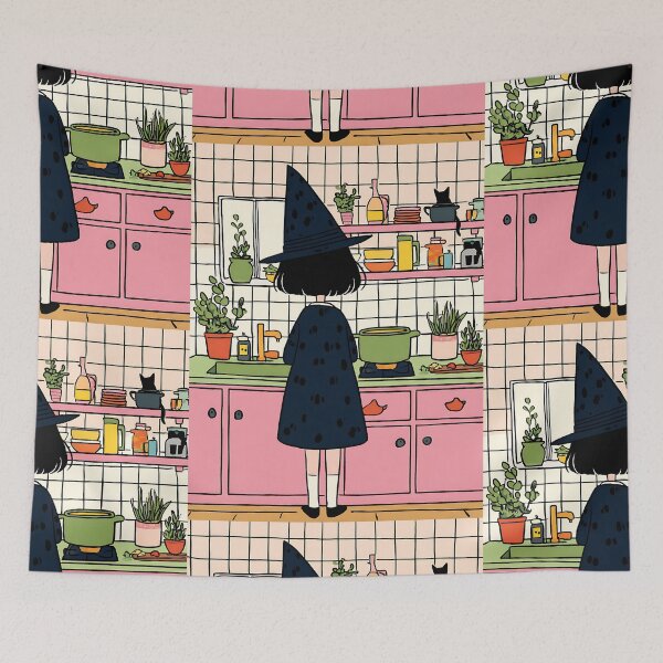 Item preview, Magical Witch Kitchen designed and sold by bapupa.