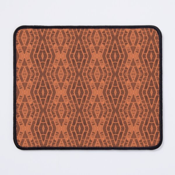 Item preview, Brick Diamond Stripes Soft Orange ec7e4e and Black designed and sold by Art in My Loft.