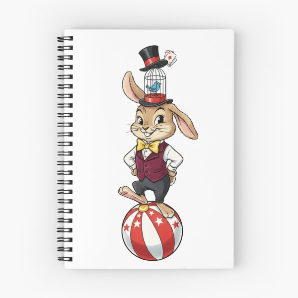 Item preview, Circus Magician Bunny on Ball Art designed and sold by 0606PM.