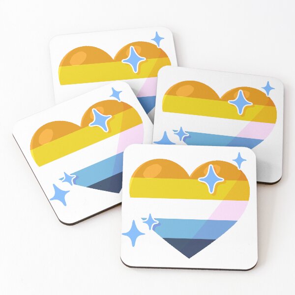 Item preview, Aro Ace Pride Heart designed and sold by Queer Media Archive.