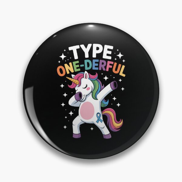 Item preview, Funny Diabetic Type 1 Diabetes T1D Unicorn designed and sold by CookWorldLaughs.