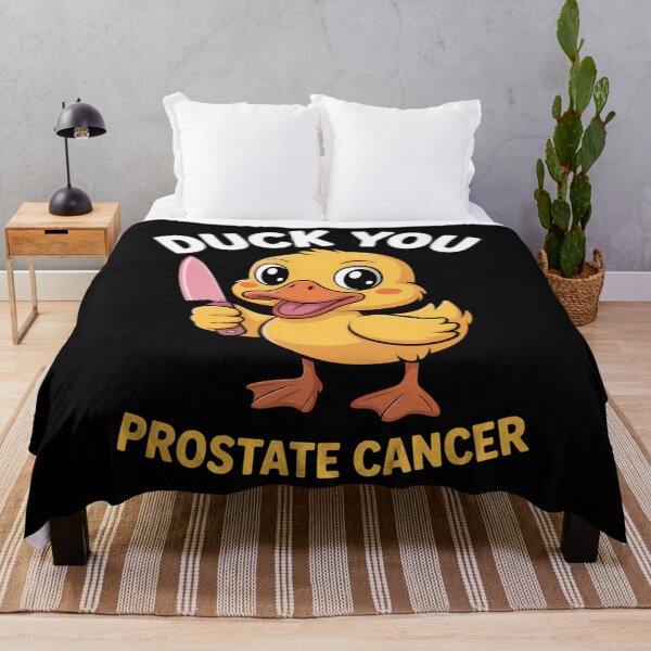 Item preview, Funny Duck Prostate Cancer Awareness designed and sold by CookWorldLaughs.