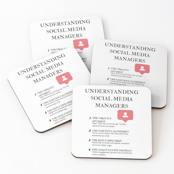 Item preview, Understanding Social Media Managers – Relatable SMM Life Quotes designed and sold by PsyFlow35.