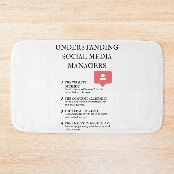 Item preview, Understanding Social Media Managers – Relatable SMM Life Quotes designed and sold by PsyFlow35.