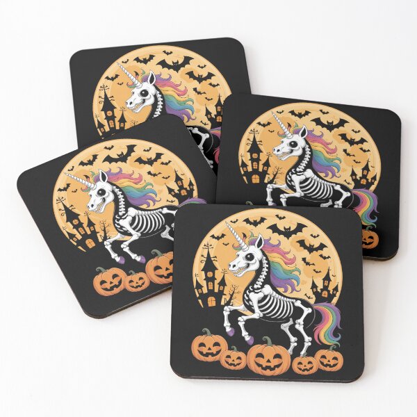 Item preview, Funny Skeleton Unicorn Lovers Spooky Halloween designed and sold by CookWorldLaughs.