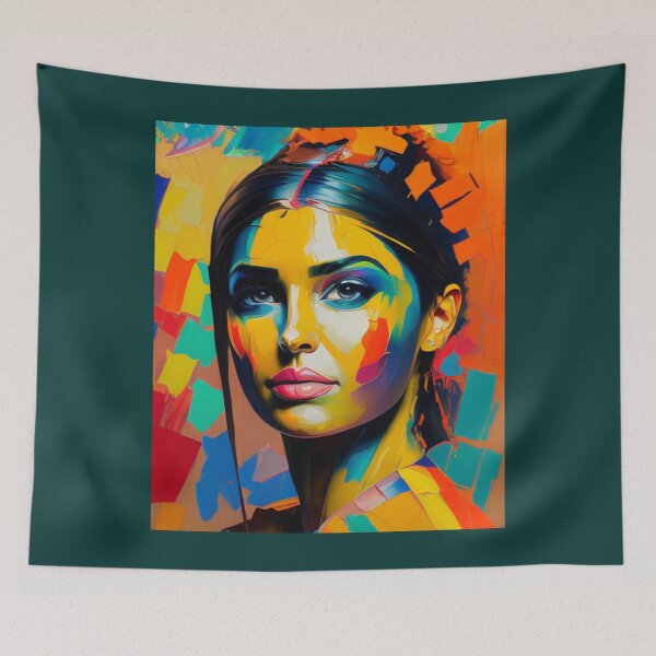 Item preview, The Lady With The Bright Painted Face designed and sold by Henrybubbles400.
