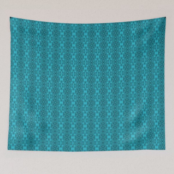 Item preview, Brick Diamond Stripes Teal 402060 designed and sold by Art in My Loft.