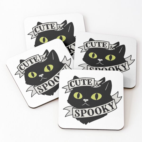 Item preview, Playful Cute & Spooky Black Cat Halloween Illustration designed and sold by RuweisVibes.