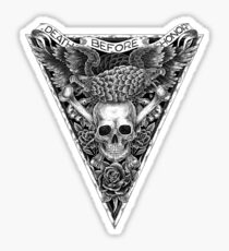 DEATH BEFORE DISHONOR Sticker