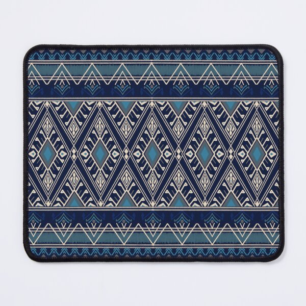 Item preview, Blue Background Traditional Ethnic Thai Pattern designed and sold by Onulodesign.