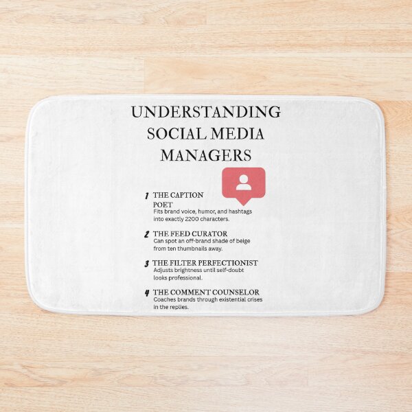 Item preview, Understanding Social Media Managers – For the Chronically Online designed and sold by PsyFlow35.