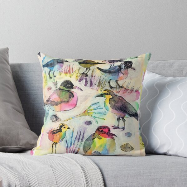 Item preview, Coastal Hooded Plovers Phillip Island designed and sold by RainWhiteArt.
