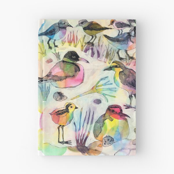 Item preview, Coastal Hooded Plovers Phillip Island designed and sold by RainWhiteArt.