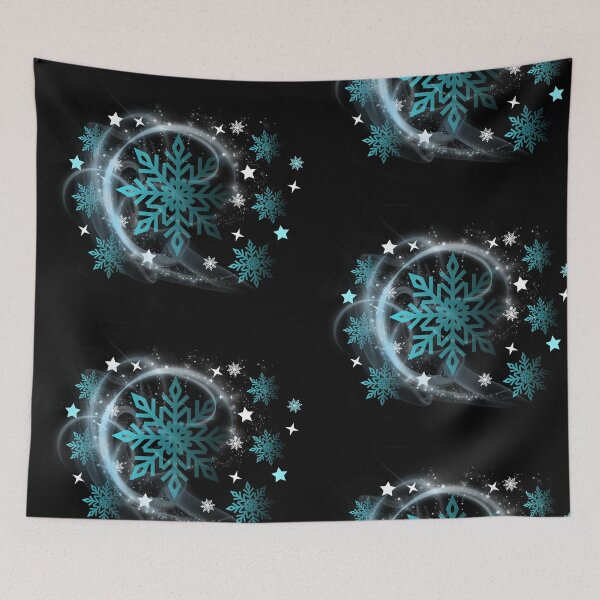 Item preview, Blue Snowflake Watercolor Burst designed and sold by DesignOnTshirt.