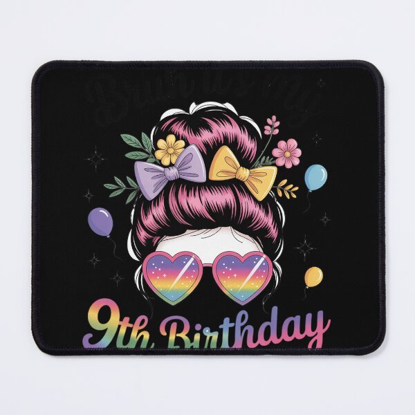 Item preview, Bruh It's My 9th Birthday 9 Year Old 9th Birthday Girl  designed and sold by NeomiStoreSS.