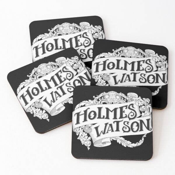 Item preview, Holmes and Watson Design Logo designed and sold by NessaHero.