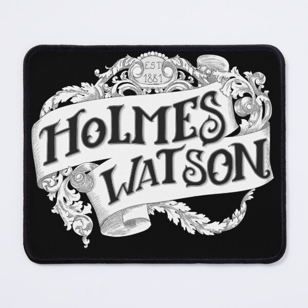 Item preview, Holmes and Watson Design Logo designed and sold by NessaHero.