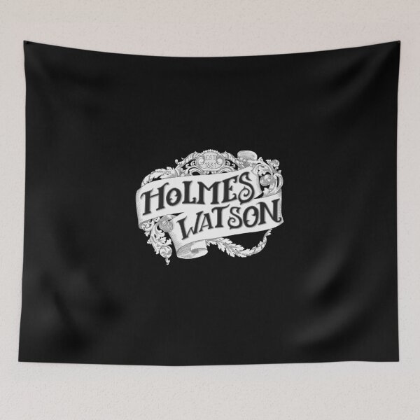 Item preview, Holmes and Watson Design Logo designed and sold by NessaHero.