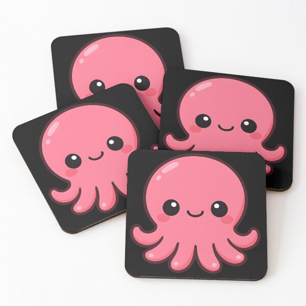 Item preview, Cute Kawaii Octopus Emoji designed and sold by Tall-Art.