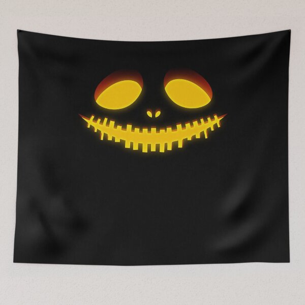 Item preview, Halloween Friendly Eyes Pumpkin Face Scary Mouth Creepy Jack-O’-Lantern Spooky Illustration designed and sold by MONTRIS.