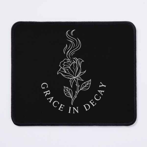 Item preview, Grace in Decay – Gothic Rose & Smoke Line Art | Minimalist Dark Aesthetic Design designed and sold by Mouraludia.