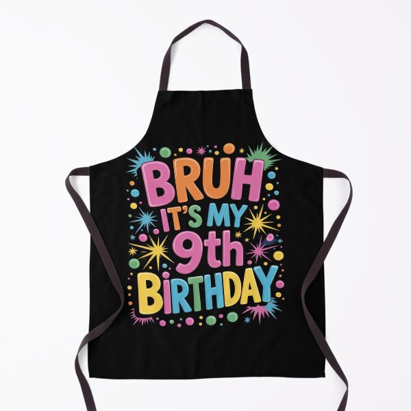 Item preview, Bruh It's My 9th Birthday 9 Year Old 9yr Cute Groovy 7 designed and sold by NeomiStoreSS.
