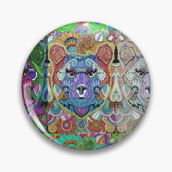 Item preview, A multicolored bear designed and sold by Design4uStudio.