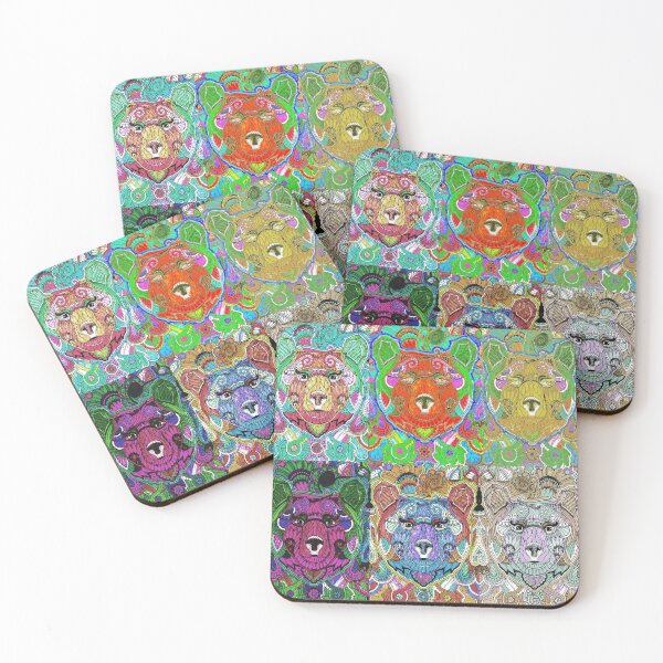Item preview, A multicolored bear designed and sold by Design4uStudio.