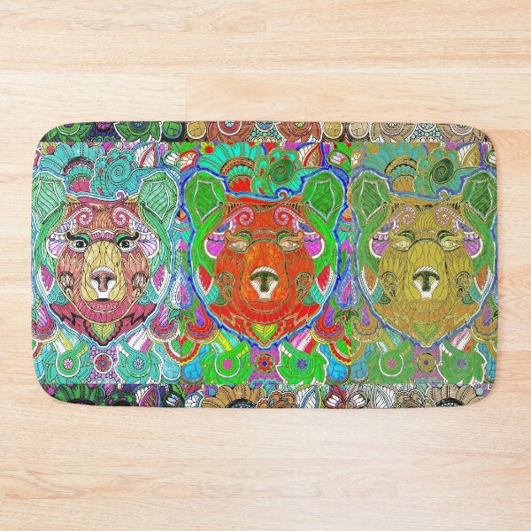 Item preview, A multicolored bear designed and sold by Design4uStudio.