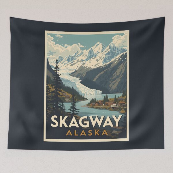 Item preview, Skagway - Alaska  designed and sold by GoodOldVintage.