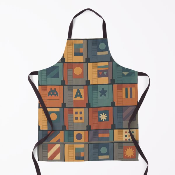 Item preview, Retro Game Cartridge Grid – Minimalist 8-Bit Pattern designed and sold by VoidBloom Studio.