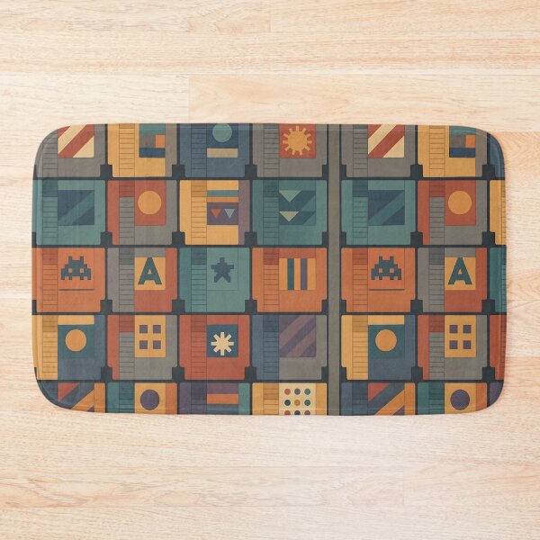 Item preview, Retro Game Cartridge Grid – Minimalist 8-Bit Pattern designed and sold by VoidBloom Studio.