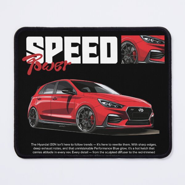 Item preview, Red Hyundai i30 N – Hot Hatch Power designed and sold by Blitzcrew.Co.