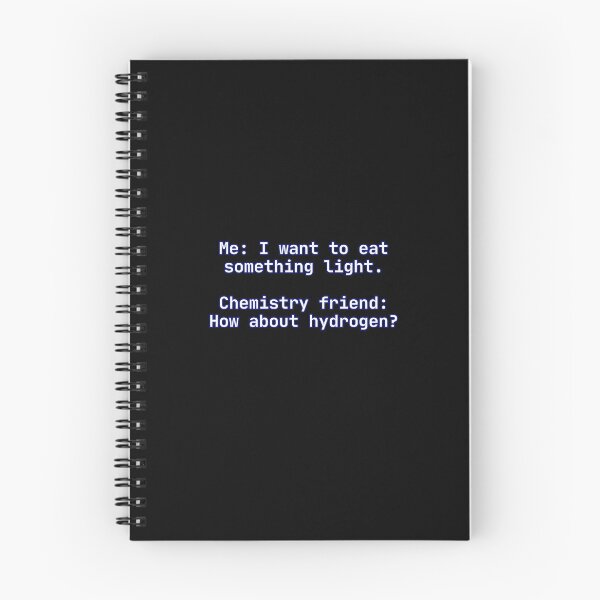 Item preview, Chemistry friend: How about hydrogen? Funny Science Quote designed and sold by drdoodle92 Art.
