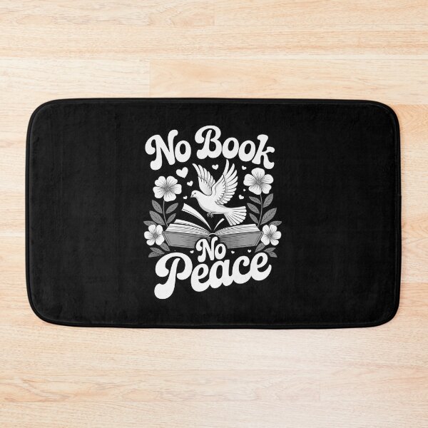 Item preview, NO Book NO Peace – Open Pages Calm Minds DEEP Stories designed and sold by DrewLeuschke.