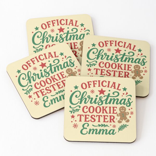 Item preview, Christmas Gift for Emma – Official Cookie Tester designed and sold by Meandmyshop.