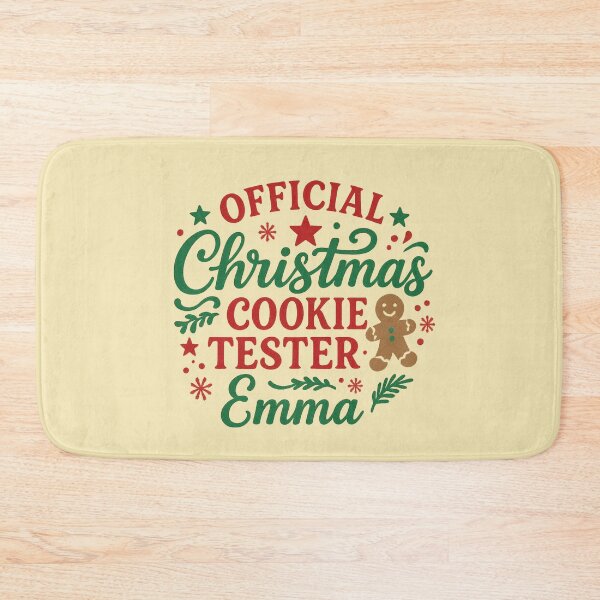 Item preview, Christmas Gift for Emma – Official Cookie Tester designed and sold by Meandmyshop.