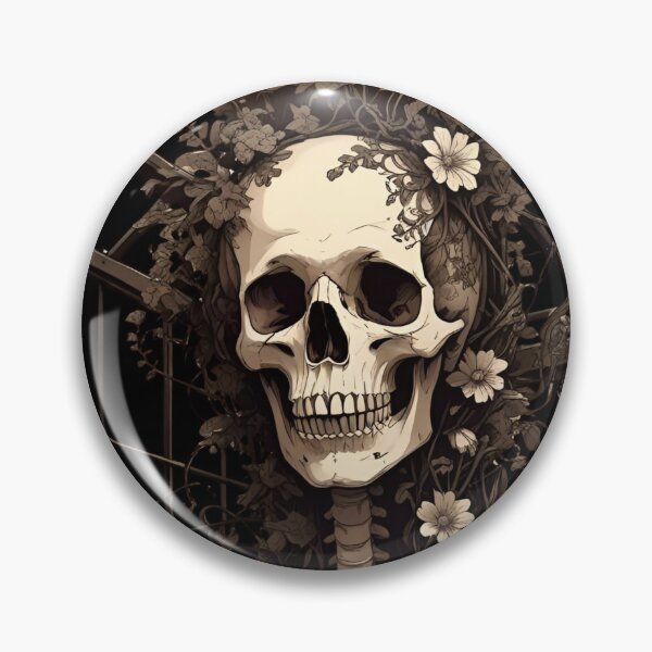 Item preview, Aesthetic botanical skeleton human skeleton intertwined with flowers and vines 1 designed and sold by Neon G.