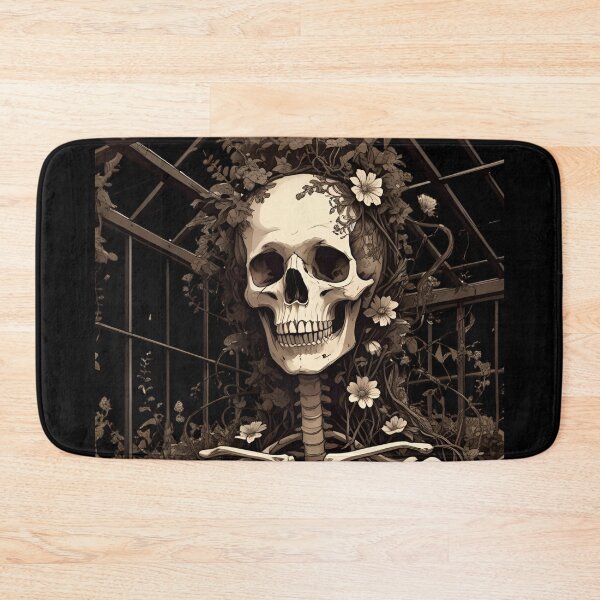 Item preview, Aesthetic botanical skeleton human skeleton intertwined with flowers and vines 1 designed and sold by Neon G.