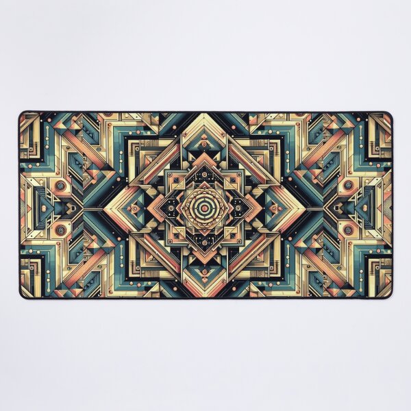 Item preview, Colorful geometric decorative pattern  designed and sold by Dogandesighn.