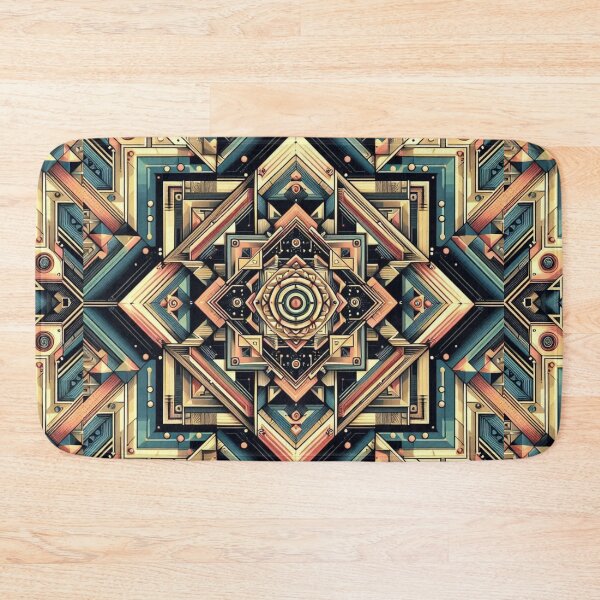 Item preview, Colorful geometric decorative pattern  designed and sold by Dogandesighn.