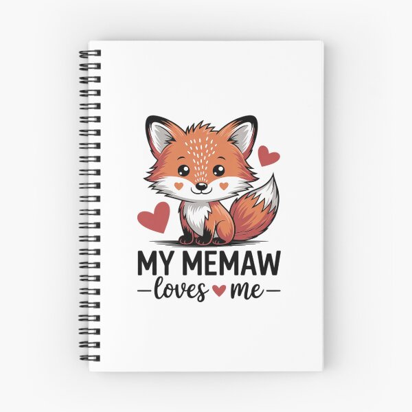 Item preview, My Memaw Loves Me Grandchild Fox designed and sold by khorbiasieno.