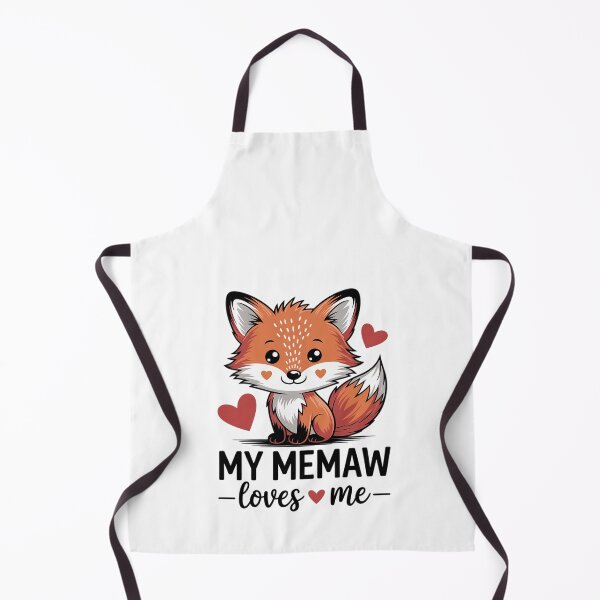 Item preview, My Memaw Loves Me Grandchild Fox designed and sold by khorbiasieno.