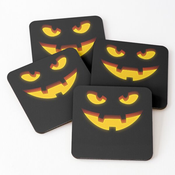 Item preview, Halloween Evil Pumpkin Face Victory Laugh Creepy Jack-O’-Lantern Spooky Illustration designed and sold by MONTRIS.