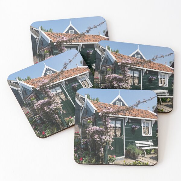 Item preview, Dutch Country Charm - a Beautiful Little Cottage with Flowers designed and sold by Georgia Mizuleva.