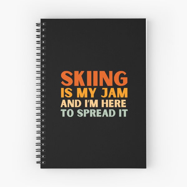 Item preview, Skiing Is My Jam Funny Colorful Nordic Skier designed and sold by StrideSuccess.