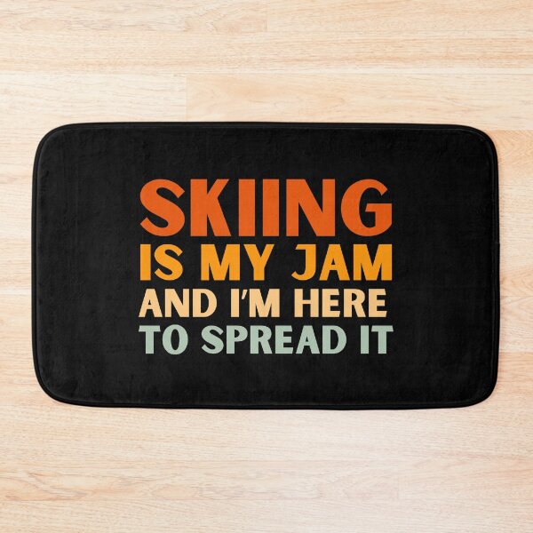 Item preview, Skiing Is My Jam Funny Colorful Nordic Skier designed and sold by StrideSuccess.