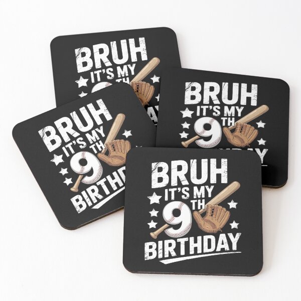Item preview, Bruh It's My 9th Birthday 9 Year Old Bday 9yr Kids  designed and sold by NeomiStoreSS.