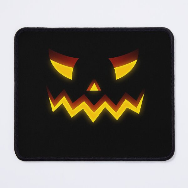 Item preview, Halloween Evil Pumpkin Face Saw Teeth Creepy Jack-O’-Lantern Spooky Horror Illustration designed and sold by MONTRIS.