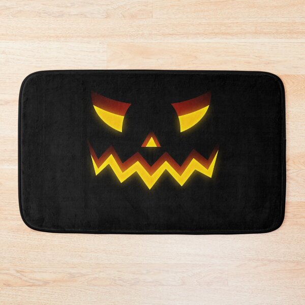 Item preview, Halloween Evil Pumpkin Face Saw Teeth Creepy Jack-O’-Lantern Spooky Horror Illustration designed and sold by MONTRIS.